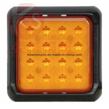 ECE Approved Square LED Turn Light for Heavy Duty Truck and Trailer 2 Year Warranty, Short Delivery Time and Small MOQ